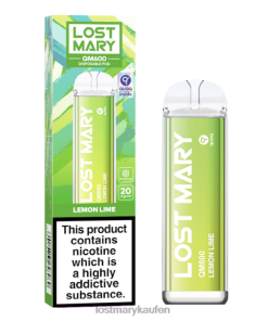 LOST MARY Einweg - P6LVB162 Zitronenlimette LOST MARY QM600 Einweg-Vapor