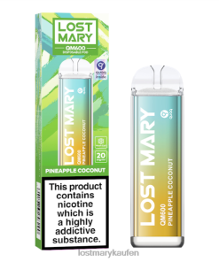 LOST MARY Kaufen - P6LVB163 Ananas-Kokosnuss LOST MARY QM600 Einweg-Vapor