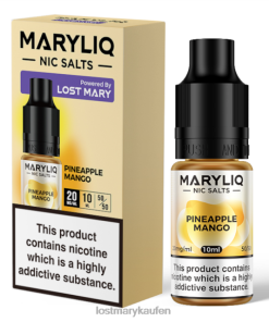 LOST MARY Kaufen - P6LVB208 Ananas-Mango LOST MARY Maryliq-Nic-Salze – 10 ml
