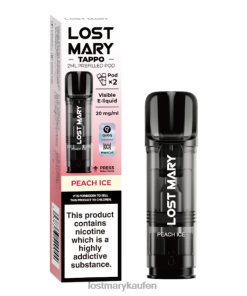LOST MARY Kaufen Österreich - P6LVB174 Pfirsicheis LOST MARY Tappo vorgefüllte Kapseln – 20 mg – 2 Stück