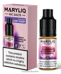 LOST MARY Vape Österreich Kaufen - P6LVB202 Blaubeer-Wassermelonen-Limonade LOST MARY Maryliq-Nic-Salze – 10 ml