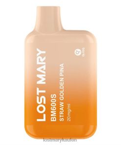 LOST MARY Österreich - P6LVB164 Strohgoldene Pina LOST MARY BM600S 20 mg Einweg-Vape