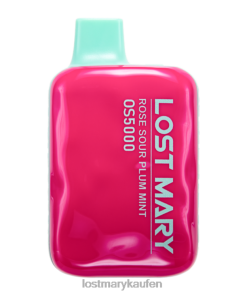 LOST MARY Österreich - P6LVB92 Rosensäuerliche Pflaumenminze LOST MARY OS5000 Einweg